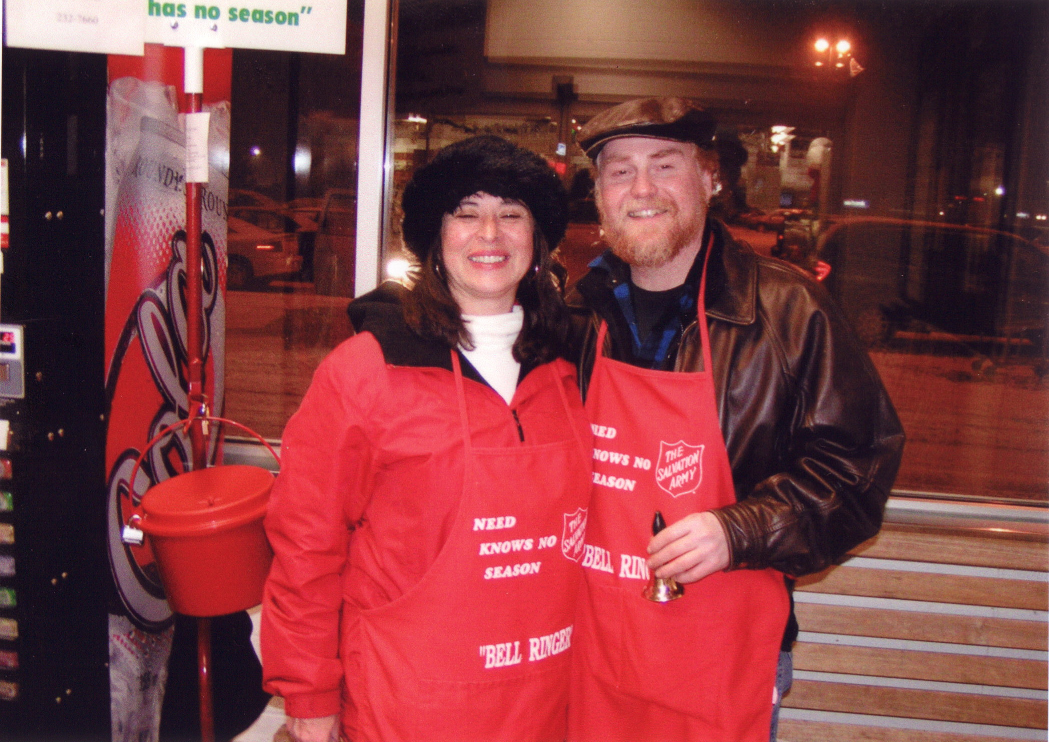 Bellringing for the Salvation Army